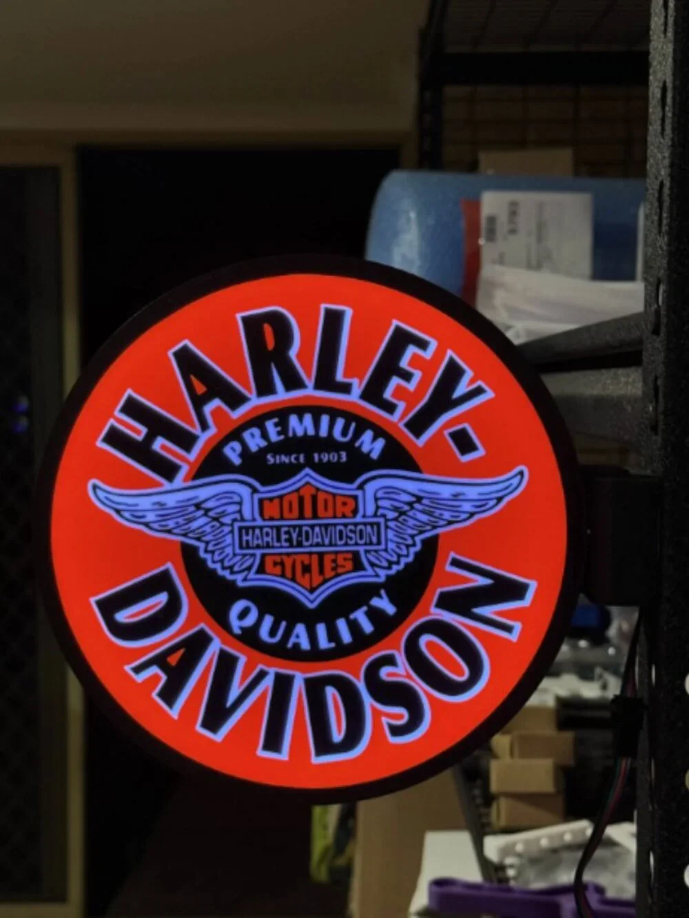 Harley-Davidson Double-Sided LED Lightbox Sign